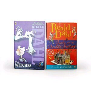 ROALD DAHL BOOK BUNDLE CHARLIE AND THE CHOCOLATE FACTORY & THE WITCHES